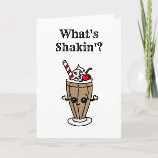 Wat is Shakin? | Chocolade Milkshake Friendship Kaart