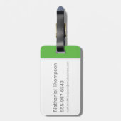 WAT IS UP DOC?™ BUGS BUNNY™ Rabbit Hole Bagagelabel (Achterkant verticaal)