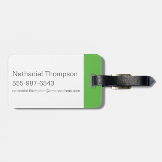 WAT IS UP DOC?™ BUGS BUNNY™ Rabbit Hole Bagagelabel (Achterkant horizontaal)