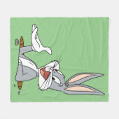 WAT IS UP DOC?™ BUGS BUNNY™ Rabbit Hole Fleece Deken (Voorkant (Horizontaal))