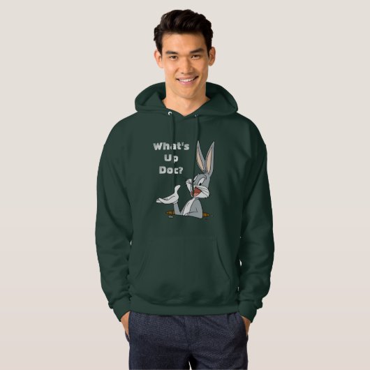 WAT IS UP DOC?™ BUGS BUNNY™ Rabbit Hole Hoodie (Voorkant volledig)