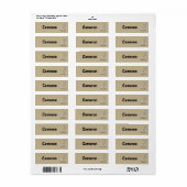 WAT IS UP DOC?™ BUGS BUNNY™ Rabbit Hole Labels (Full Sheet)