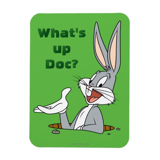 WAT IS UP DOC?™ BUGS BUNNY™ Rabbit Hole Magneet (Verticaal)