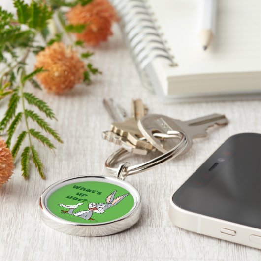 WAT IS UP DOC?™ BUGS BUNNY™ Rabbit Hole Sleutelhanger (Zijkant)