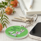 WAT IS UP DOC?™ BUGS BUNNY™ Rabbit Hole Sleutelhanger (Voorkant Rechts)