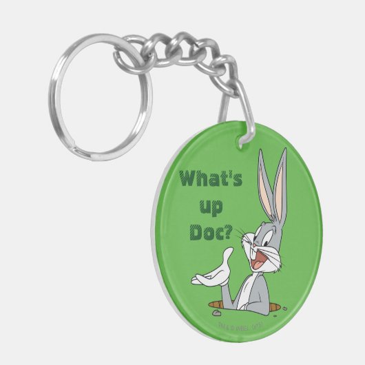 WAT IS UP DOC?™ BUGS BUNNY™ Rabbit Hole Sleutelhanger (Voorkant Links)