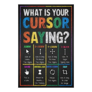 Wat is uw Cursor Gezegde Poster Perfect Poster