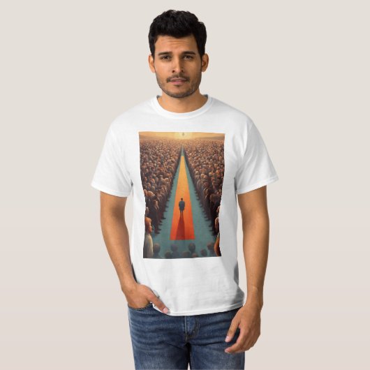 Wat is uw print van het doelontwerp t-shirt (Voorkant volledig)