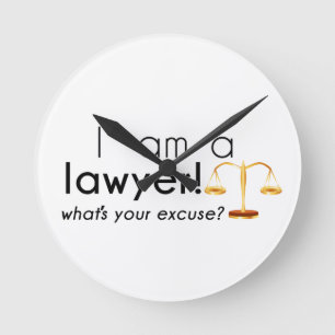 wat is uw verontschuldiging? ronde klok