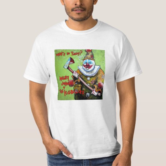 "Wat is zo grappig?" T-shirt (Voorkant)