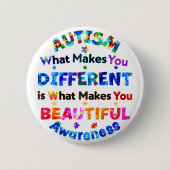 Wat je anders maakt, is bemoedigend. ronde button 5,7 cm (Voorkant)