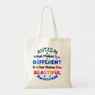 Wat je anders maakt, is bemoedigend. tote bag