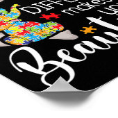 Wat je anders maakt, maakt je mooi - poster (Hoek)