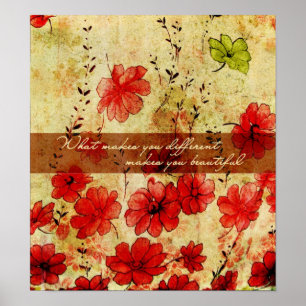 Wat je anders maakt, maakt je mooi poster