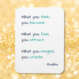 Wat je denkt dat je een witte Inspirerend prijsopg Magneet