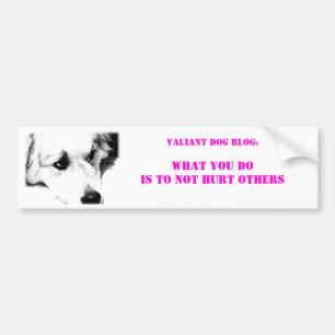 Wat je doet bumpersticker