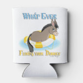 Wat je Donkey ook drijft Blikjeskoeler (Achterkant)