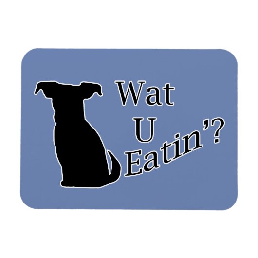 Wat je eet magneet (Horizontaal)