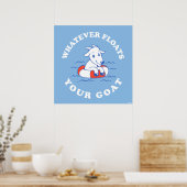 Wat je geit ook drijft poster (Keuken)