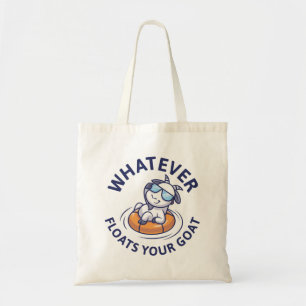 Wat je geit ook drijft tote bag
