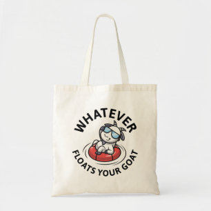 Wat je geit ook drijft tote bag