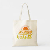 Wat je geit ook drijft tote bag (Achterkant)