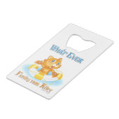 Wat je Kat ook drijft Kredietkaart Flessenopener (Achterkant Gekanteld)