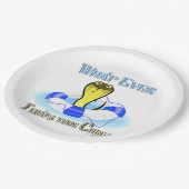 Wat je kobra ook drijft papieren bordje (Gekanteld)