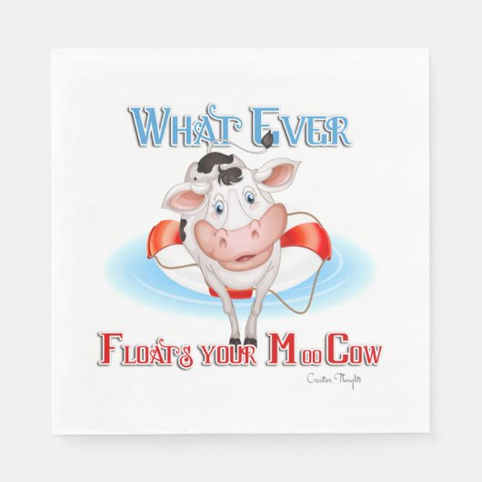 Wat je Koe ook drijft Servetten (Voorkant)