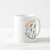 Wat je niet doodt en opnieuw probeert koffiemok (Voorkant rechts)