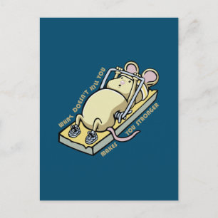 Wat je niet doodt maakt je sterker briefkaart