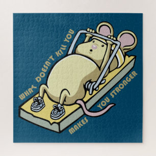 Wat je niet doodt maakt je sterker legpuzzel