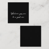 wat je ook bent notitiekaartje (Voorkant / Achterkant)