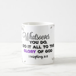 Wat je ook doet: Glorie van God Vers Magische Mok