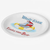 Wat je ook drijft papieren bordje (Gekanteld)