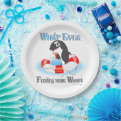 Wat je ook drijft? papieren bordje (Feest)