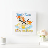 Wat je ook drijft? vierkante klok (Huis)