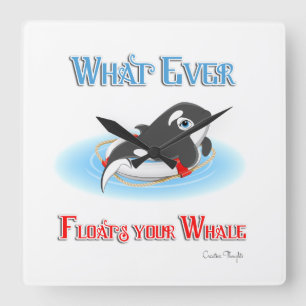 Wat je ook drijft? vierkante klok