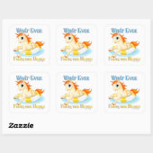 Wat je ook drijft? vierkante sticker (Vel)