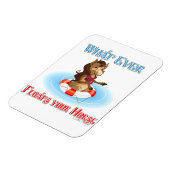 Wat je paard ook drijft magneet (Linkerzijde)