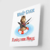 Wat je paard ook drijft vierkante klok (Hoek)