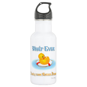 Wat je Rubber Duckie ook drijft Waterfles
