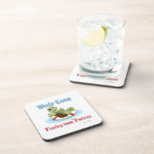 Wat je schildpad ook drijft bier onderzetter (Rechterzijde)