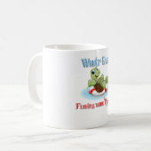 Wat je schildpad ook drijft koffiemok (Voorkant links)