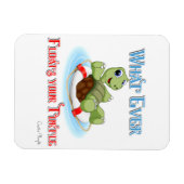 Wat je schildpad ook drijft magneet (Horizontaal)