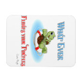 Wat je schildpadden ook drijft magneet (Horizontaal)