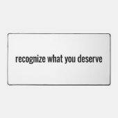 Wat je verdient bureaumat (Voorkant)