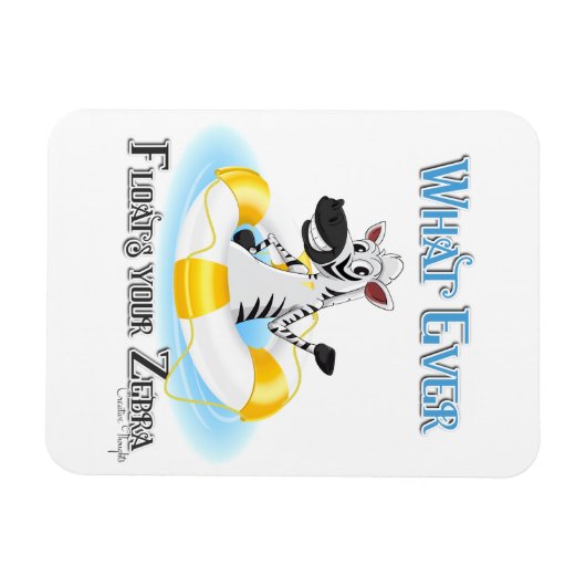 Wat je Zebra ook drijft Magneet (Horizontaal)