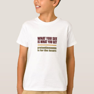 Wat je ziet is wat je shirt krijgt