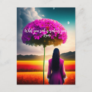 Wat je zoekt in Dreamweaver Rumi Quote Briefkaart